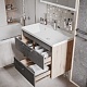 Grossman Мебель для ванной Реал 80 подвесная бетон Арья/веллингтон – фотография-17